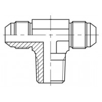 Адаптер трійник зовнішнє різьблення JIC - NPTF - JIC, J TE-N