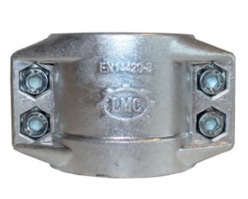 Хомут безпечний, болтовий, під встановлення із замком, RK safety clamps - Фото №2