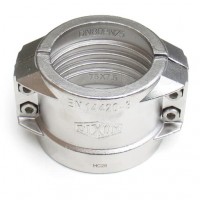 Хомут безпечний, болтовий, під встановлення із замком, RK safety clamps