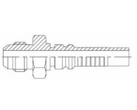 ШТУЦЕР AGJ JIC (UNF-РЕЗЬБА) INTERLOCK - Фото №1