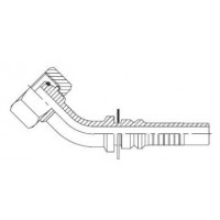 Фітинг кутовий 45° DKOS INTERLOCK