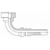 ФЛАНЦЕВИЙ ФІТИНГ CAT SFC КУТ 90° INTERLOCK 