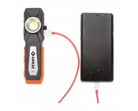 Ліхтарик акумуляторний c магнітом 10W COB + 3W LED 2000 mAh 500 люменів - Фото №6