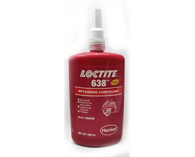 Фото №1: Loctite 638 (Локтайт 638) - продукт для фіксації циліндричних вузлів, валів, шестерень, 250 мл Loctite 638 (Локтайт 638) - продукт для фіксації циліндричних вузлів, валів, шестерень, 250 мл - Фото №1