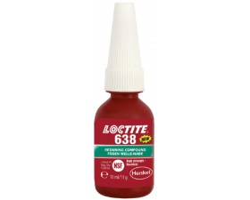 Фото №1: Loctite 638 (Локтайт 638) - продукт для фіксації циліндричних вузлів, валів, шестерень, 10 мл Loctite 638 (Локтайт 638) - продукт для фіксації циліндричних вузлів, валів, шестерень, 10 мл - Фото №1