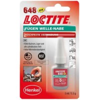 Loctite 648 (Локтайт 648) - вал-втулковий високотемпературний фіксатор високої міцності, 5 мл