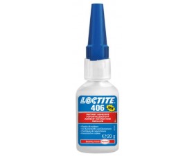 Loctite 406 (Локтайт 406) Супер клей для складних у склеюванні пластиків, гуми (включно з EPDM), пластмаси, 20 г - Фото №1