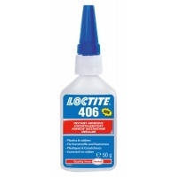 Loctite 406 (Локтайт 406) Супер клей для складних у склеюванні пластиків, гуми (включно з EPDM), пластмаси, 50 г