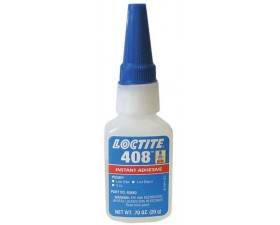 Loctite 408 (Локтайт 408) Моментальний клей  - кришталевий шов без нальоту, 20 г - Фото №1