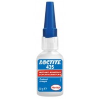 Loctite 435 (Локтайт 435) Клей для пористих поверхонь - армований гумою, низької в'язкості, 20 г