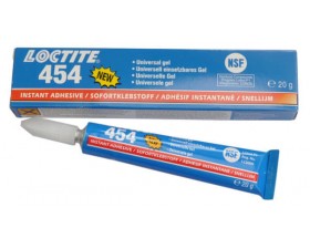 Loctite 454 (Локтайт 454) Моментальний клей для склеювання різних матеріалів, гель, 20 г - Фото №1