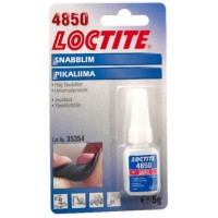 Loctite 4850 Еластичний моментальний клей (Локтайт 4850) - для шкіри, пластмаси, металу, 5 г, до 70 ° С