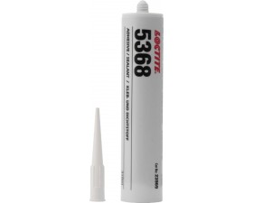 Loctite 5368 Силіконовий клей-герметик для скла, металу, гуми, до 250 ° С, чорний (Локтайт 5368) 310 мл - Фото №1