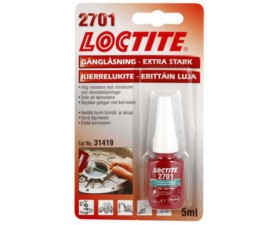 Фото №1: Loctite 2701 фіксатор різьби високої міцності, (модифікація 270) 5 мл Loctite 2701 фіксатор різьби високої міцності, (модифікація 270) 5 мл - Фото №1