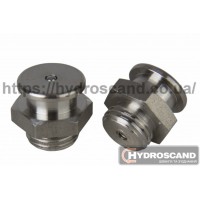 Прес-маслянка плоска 16мм BSPT пряма 1/4 ", шт. DIN 3404