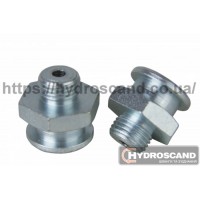 Прес-маслянка плоска 16мм BSPT пряма 1/8 ", шт. DIN 3404