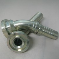 Фланцевий фітинг SAE3 кутовий 45°, код 61 SFL