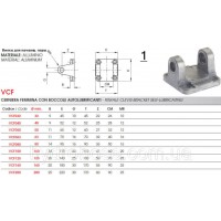 Кріплення ISO15552 ISO6431 Коливальне стандартне