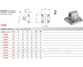Фото №7: Кріплення ISO15552 ISO6431 Коливальне стандартне Кріплення ISO15552 ISO6431 Коливальне стандартне - Фото №7